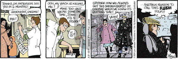 For Better or For Worse - Saturday December 7, 2024 Comic Strip