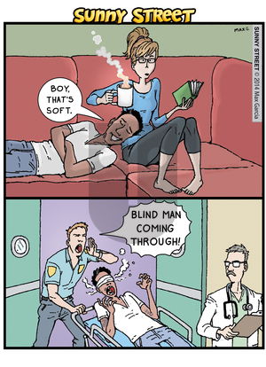 Sunny Street on Monday March 10, 2014 Comic Strip