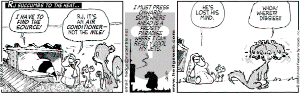 Over the Hedge on Monday June 9, 2003 Comic Strip