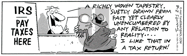 Frank and Ernest on Tuesday February 4, 1997 Comic Strip