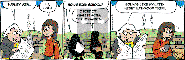 Lola on Thursday November 5, 2015 Comic Strip