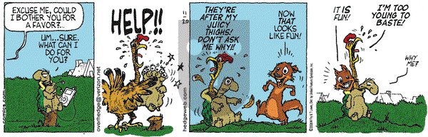 Over the Hedge on Monday November 20, 2006 Comic Strip
