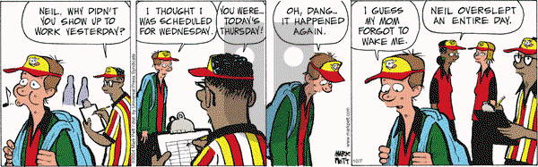 Lucky Cow on Thursday October 7, 2004 Comic Strip