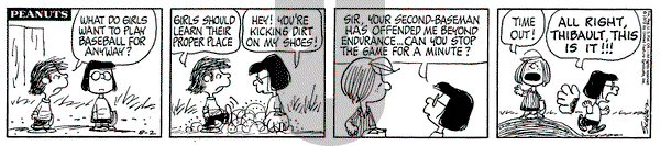Peanuts - Thursday August 2, 1973 Comic Strip