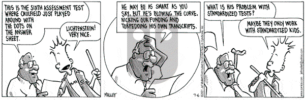 Frazz on Monday August 27, 2001 Comic Strip