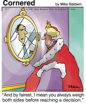 Cornered on Thursday October 7, 2021 Comic Strip