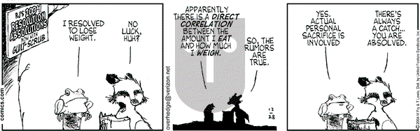 Over the Hedge on Tuesday December 28, 2004 Comic Strip