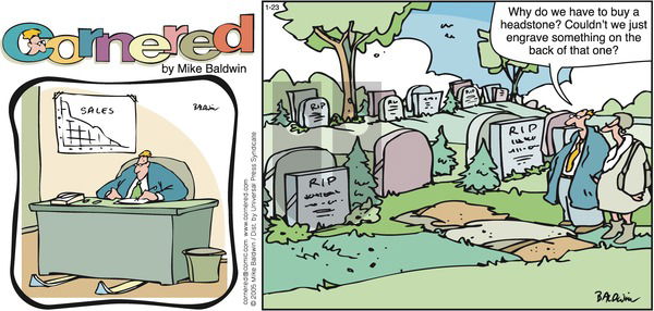 Cornered on Sunday January 23, 2005 Comic Strip