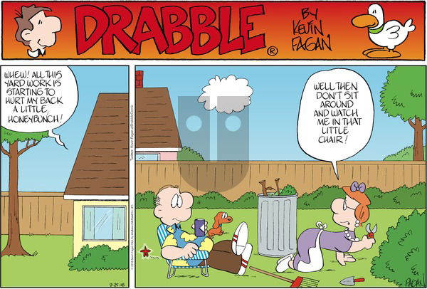 Drabble on Sunday February 25, 2018 Comic Strip
