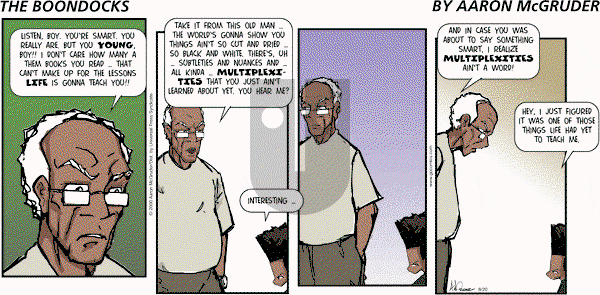 The Boondocks - Sunday August 20, 2006 Comic Strip