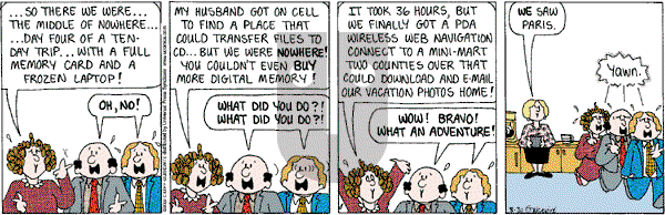 Cathy Classics - Friday August 30, 2002 Comic Strip