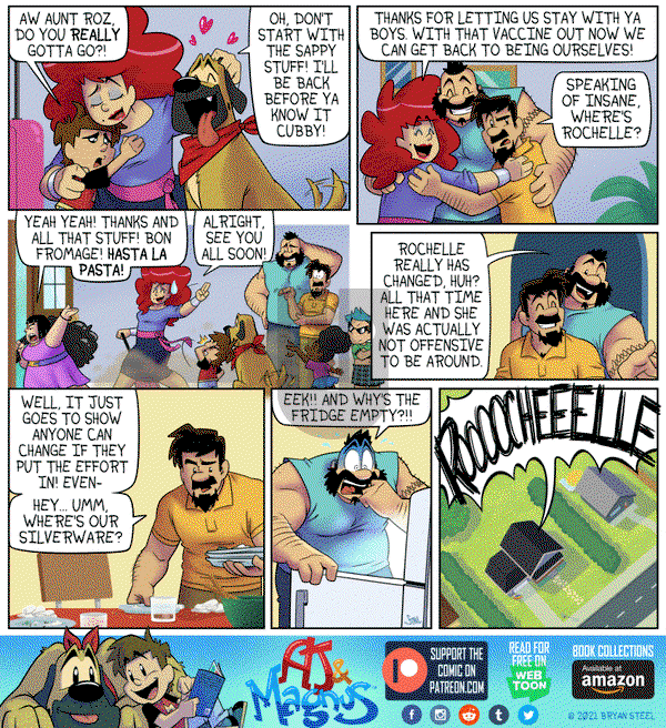 AJ and Magnus on Monday March 22, 2021 Comic Strip