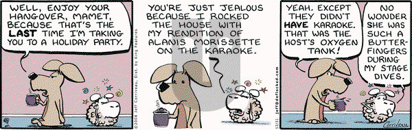 DeFlocked on Wednesday December 31, 2008 Comic Strip