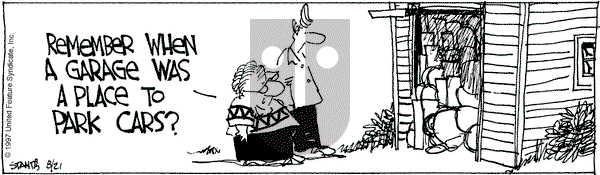 The Buckets on Thursday August 21, 1997 Comic Strip