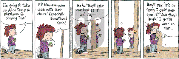 Cul de Sac on Saturday April 1, 2017 Comic Strip