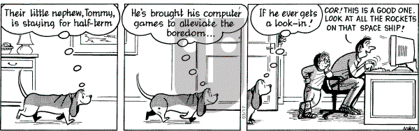 Fred Basset on Monday March 17, 2003 Comic Strip