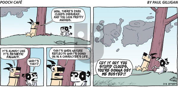 Pooch Cafe on Sunday March 8, 2015 Comic Strip