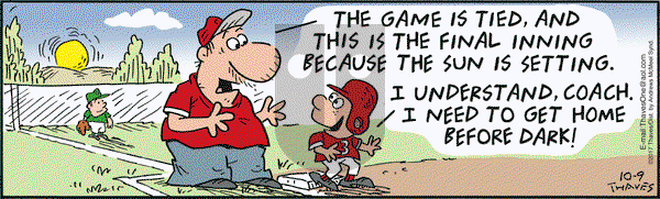 Frank and Ernest on Monday October 9, 2017 Comic Strip