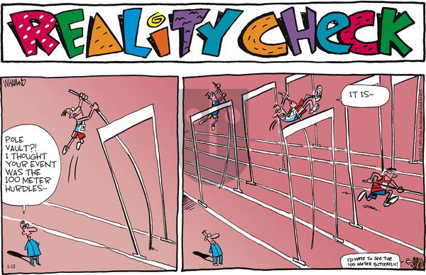 Reality Check on Sunday January 13, 2013 Comic Strip