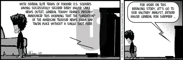 The Boondocks on Wednesday November 10, 2010 Comic Strip