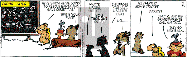 Over the Hedge on Thursday December 13, 2012 Comic Strip