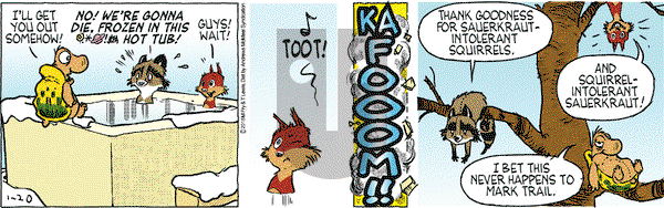 Over the Hedge on Saturday January 20, 2018 Comic Strip