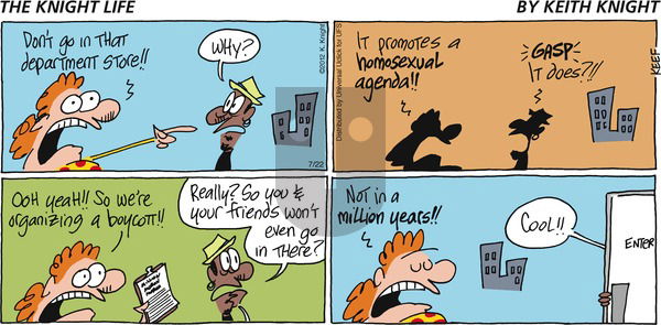 The Knight Life on Sunday July 22, 2012 Comic Strip