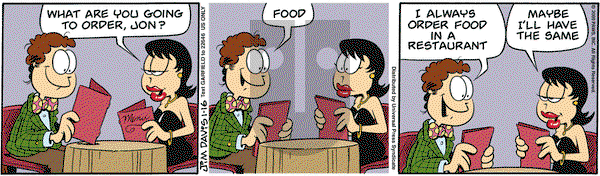 Garfield - Friday January 16, 2009 Comic Strip