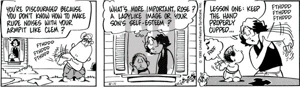 Rose is Rose on Wednesday April 11, 1990 Comic Strip
