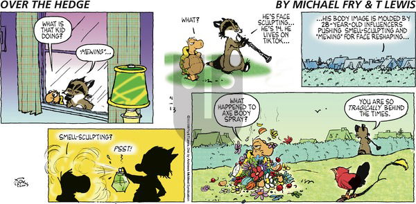 Over the Hedge on Sunday April 13, 2025 Comic Strip