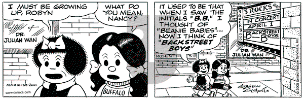 Nancy on Tuesday March 28, 2000 Comic Strip