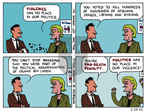 Ted Rall on Friday March 18, 2016 Comic Strip