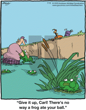 In the Bleachers on 2025-07-10 Comic Strip