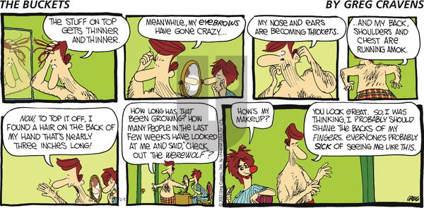 The Buckets on Sunday February 3, 2013 Comic Strip