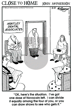 Close to Home on Monday August 5, 1996 Comic Strip