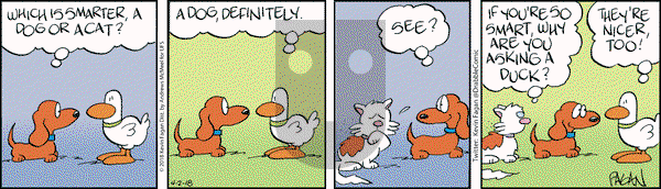 Drabble on Monday April 2, 2018 Comic Strip