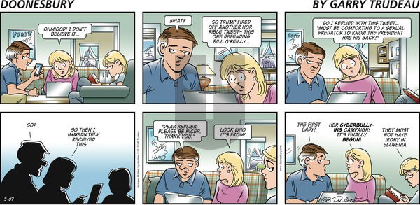 Doonesbury on Sunday May 7, 2017 Comic Strip