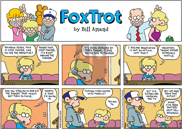 FoxTrot on Sunday December 28, 2008 Comic Strip