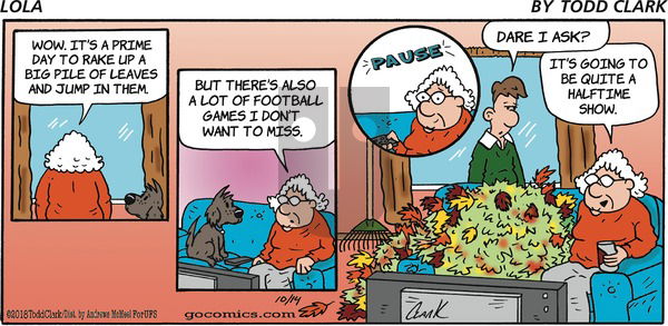 Lola on Sunday October 14, 2018 Comic Strip