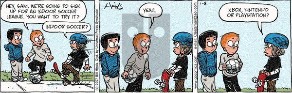 Cleats on Monday January 8, 2007 Comic Strip