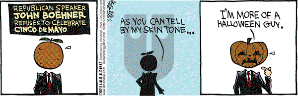 La Cucaracha on Thursday May 5, 2011 Comic Strip