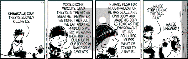 Cow and Boy Classics on Tuesday November 28, 2006 Comic Strip