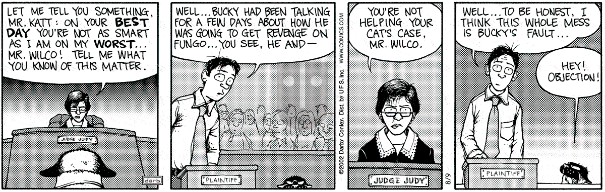 Get Fuzzy - Friday August 9, 2002 Comic Strip