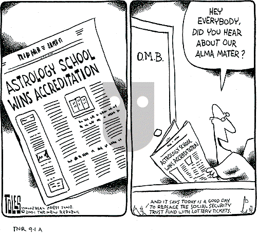 Tom Toles on Saturday September 1, 2001 Comic Strip
