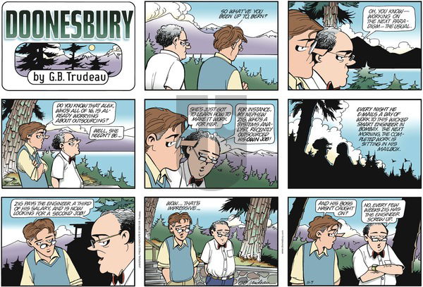 Doonesbury on Sunday November 7, 2004 Comic Strip
