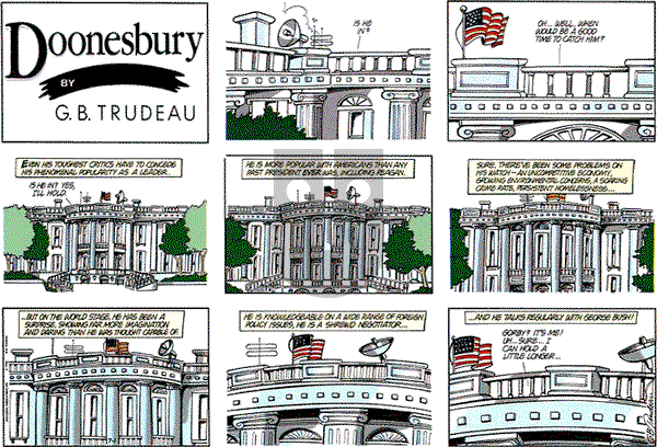 Doonesbury on Sunday July 1, 1990 Comic Strip