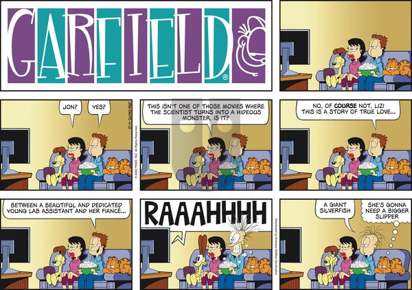 Garfield on Sunday April 12, 2020 Comic Strip