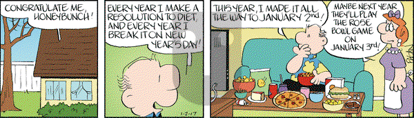 Drabble on Monday January 2, 2017 Comic Strip