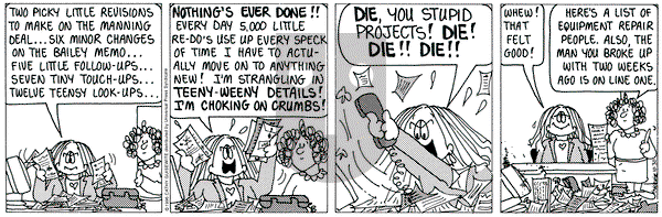 Cathy Classics on Wednesday October 30, 1996 Comic Strip
