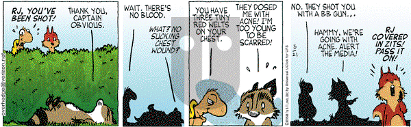 Over the Hedge on Friday August 21, 2015 Comic Strip